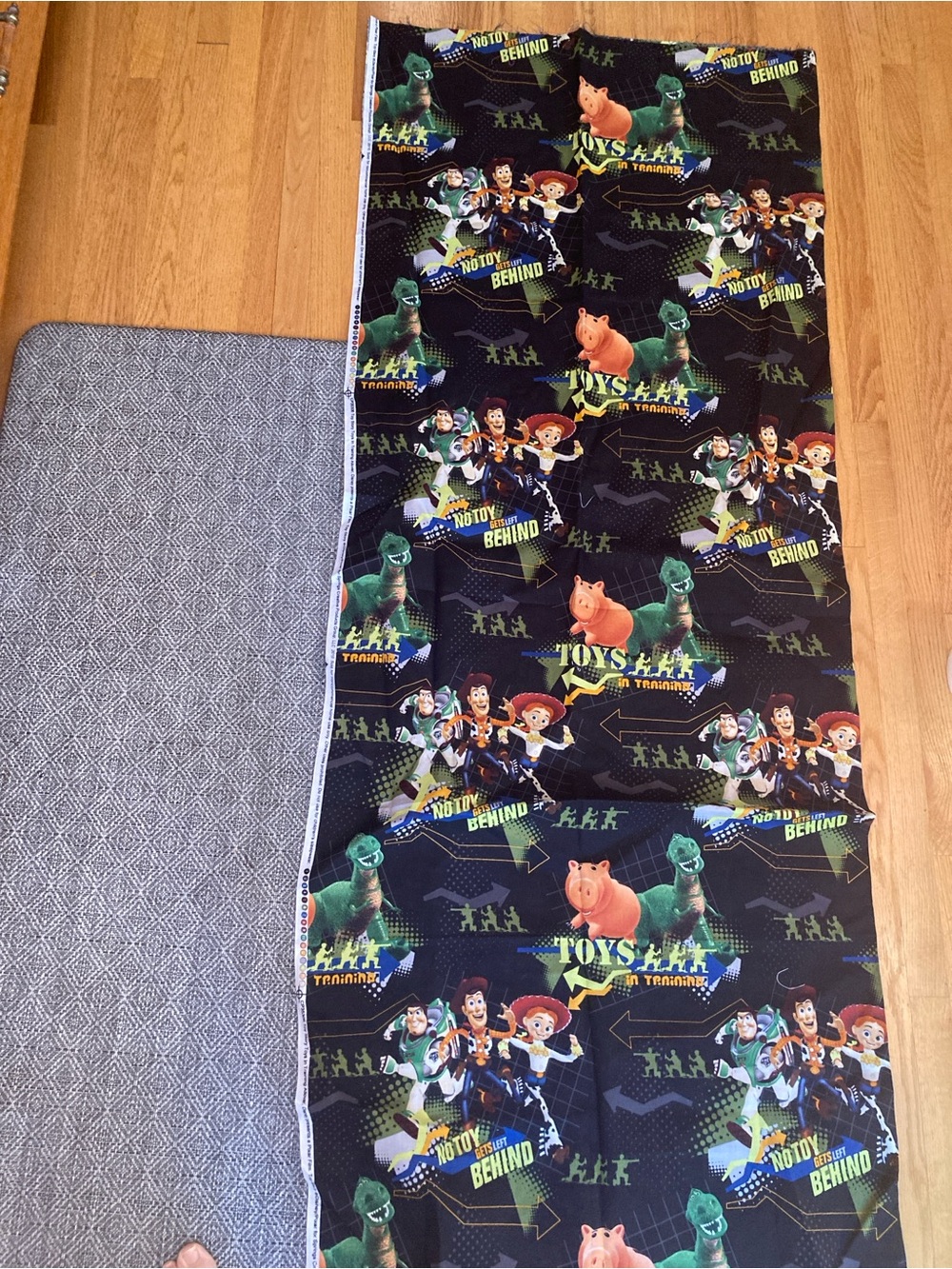 Vintage Toy Story Fabric 55” x 44”